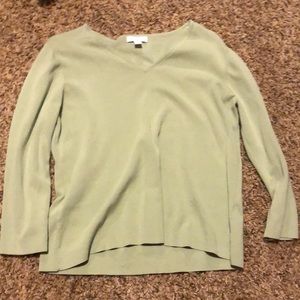 Charter Club green mint long sleeve shirt, size L